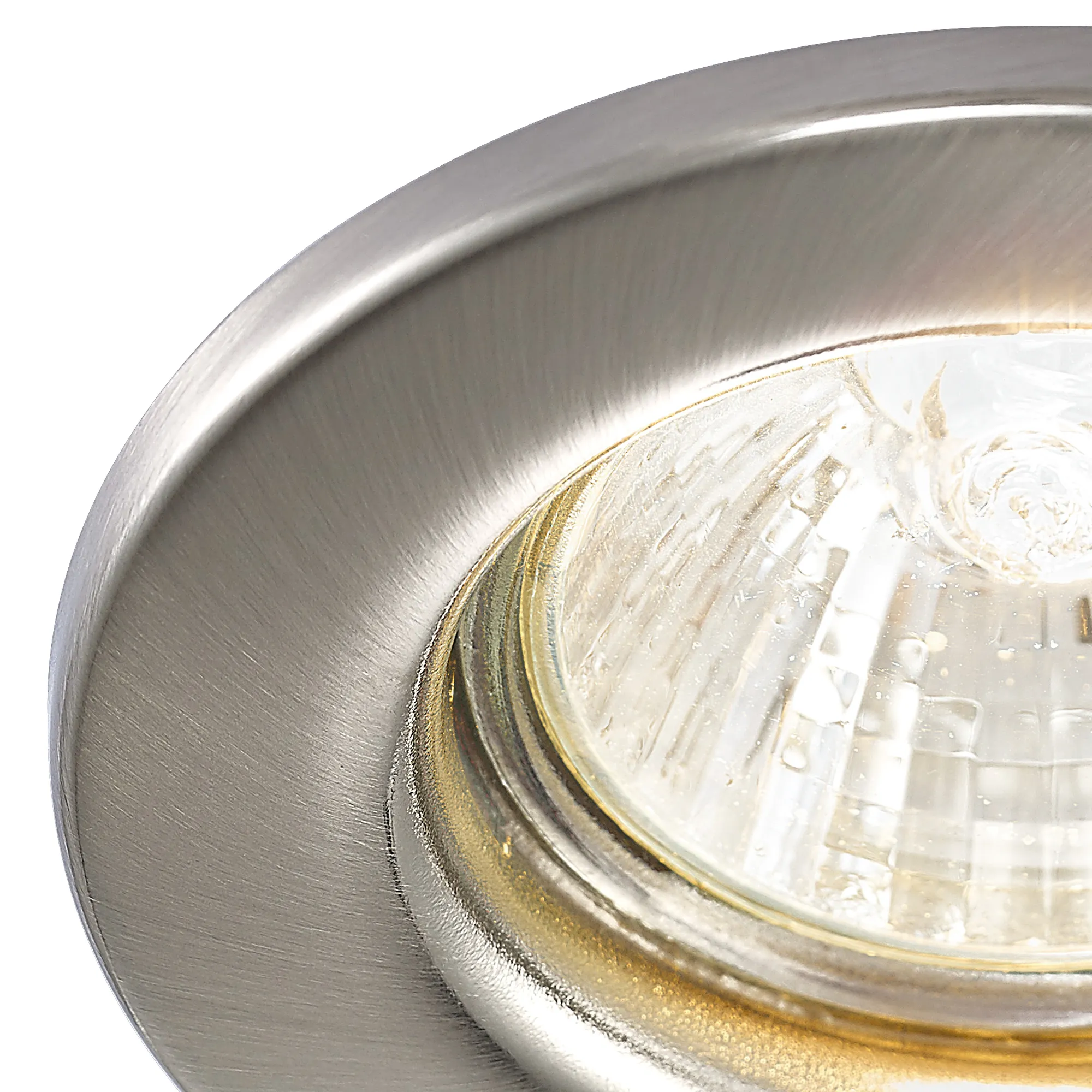 Hudson GU10 Fixed Downlight, Cut Out 60mm Satin Nickel D0037  Deco Hudson